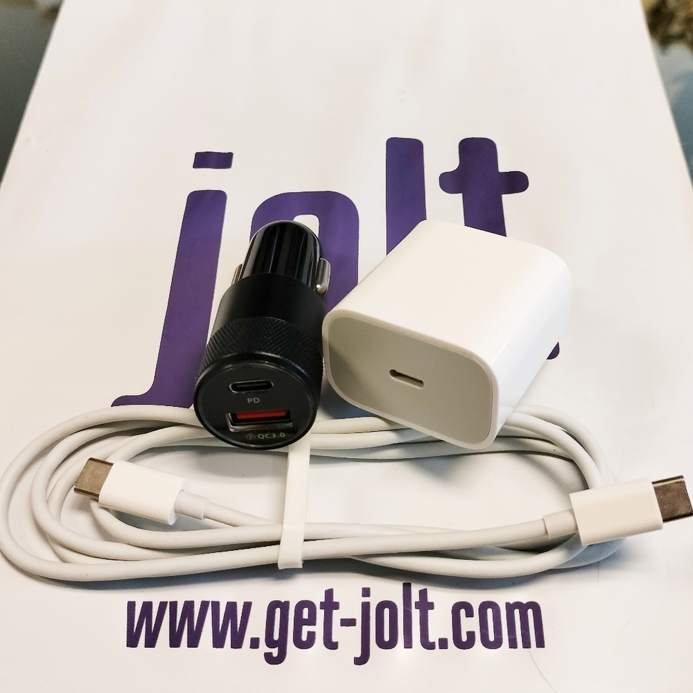 TikTok 3X Fast Charger - Android (WALL+CAR+CABLE) by Jolt - Picture 3 of 6